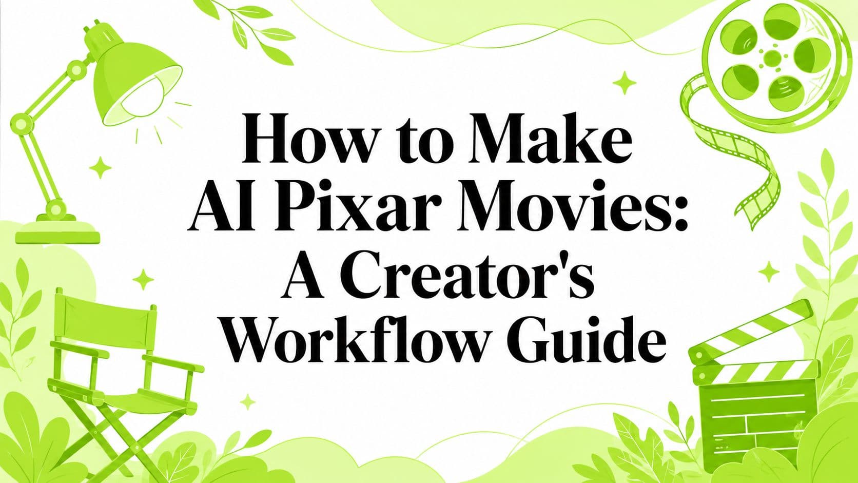 How to Make AI Pixar Movies: A Creator's Workflow Guide
