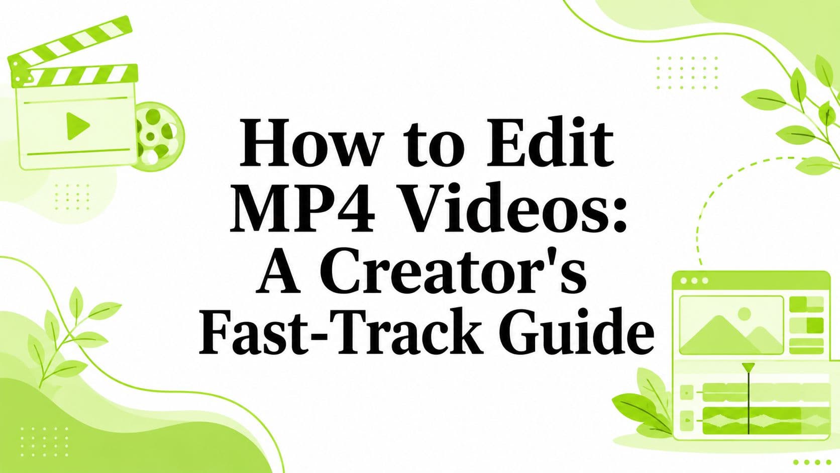 How to Edit MP4 Videos: A Creator's Fast-Track Guide