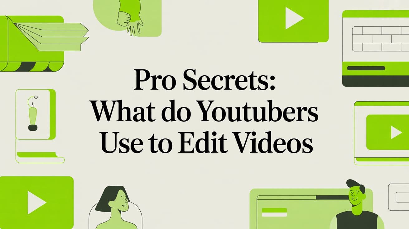 Pro Secrets: What do Youtubers Use to Edit Videos