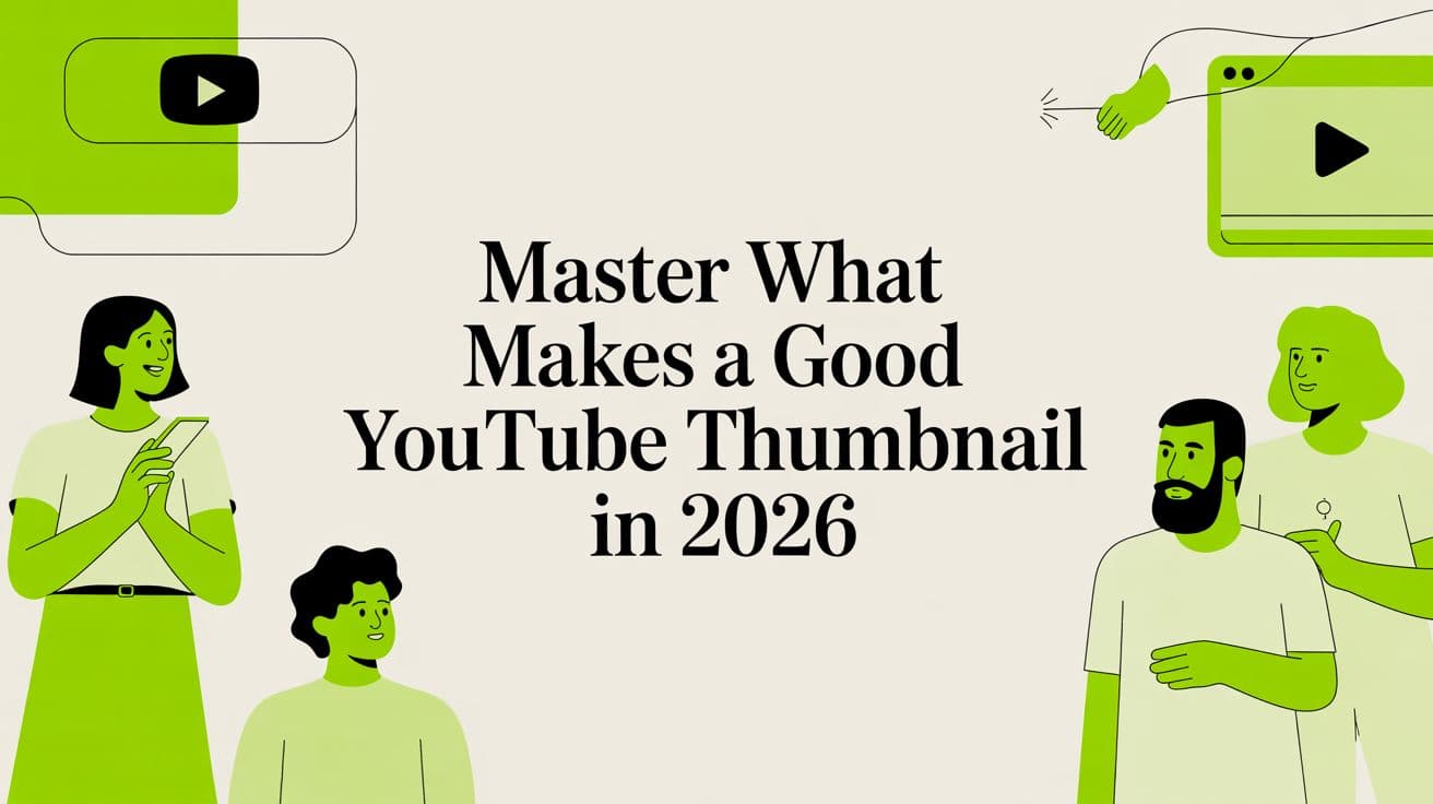 Master What Makes a Good YouTube Thumbnail in 2026