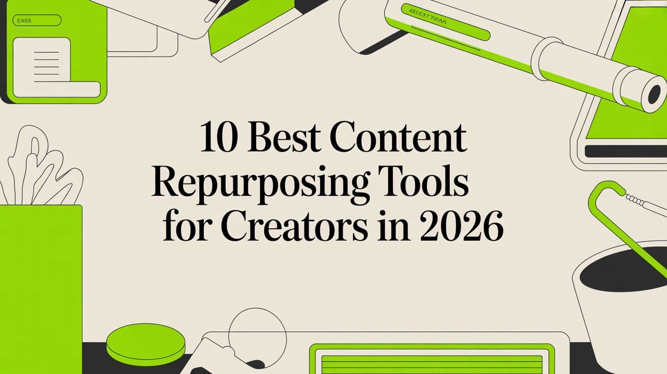 10 Best Content Repurposing Tools for Creators in 2026