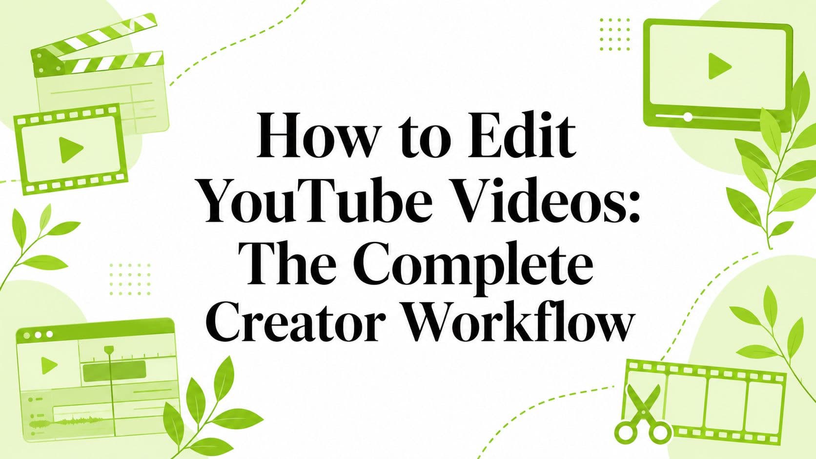 How to Edit YouTube Videos: The Complete Creator Workflow