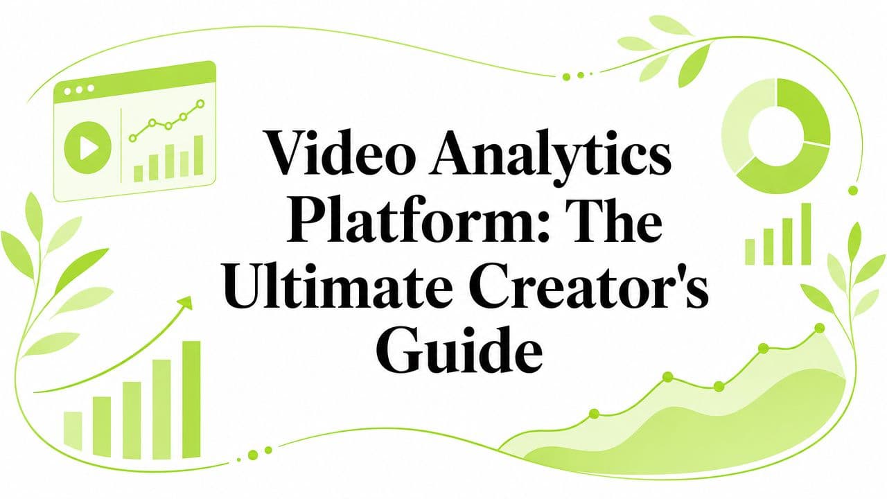Video Analytics Platform: The Ultimate Creator's Guide