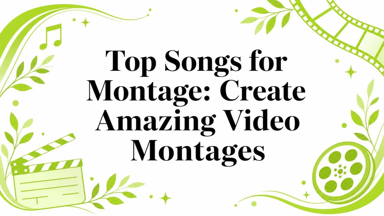 Top Songs for Montage: Create Amazing Video Montages