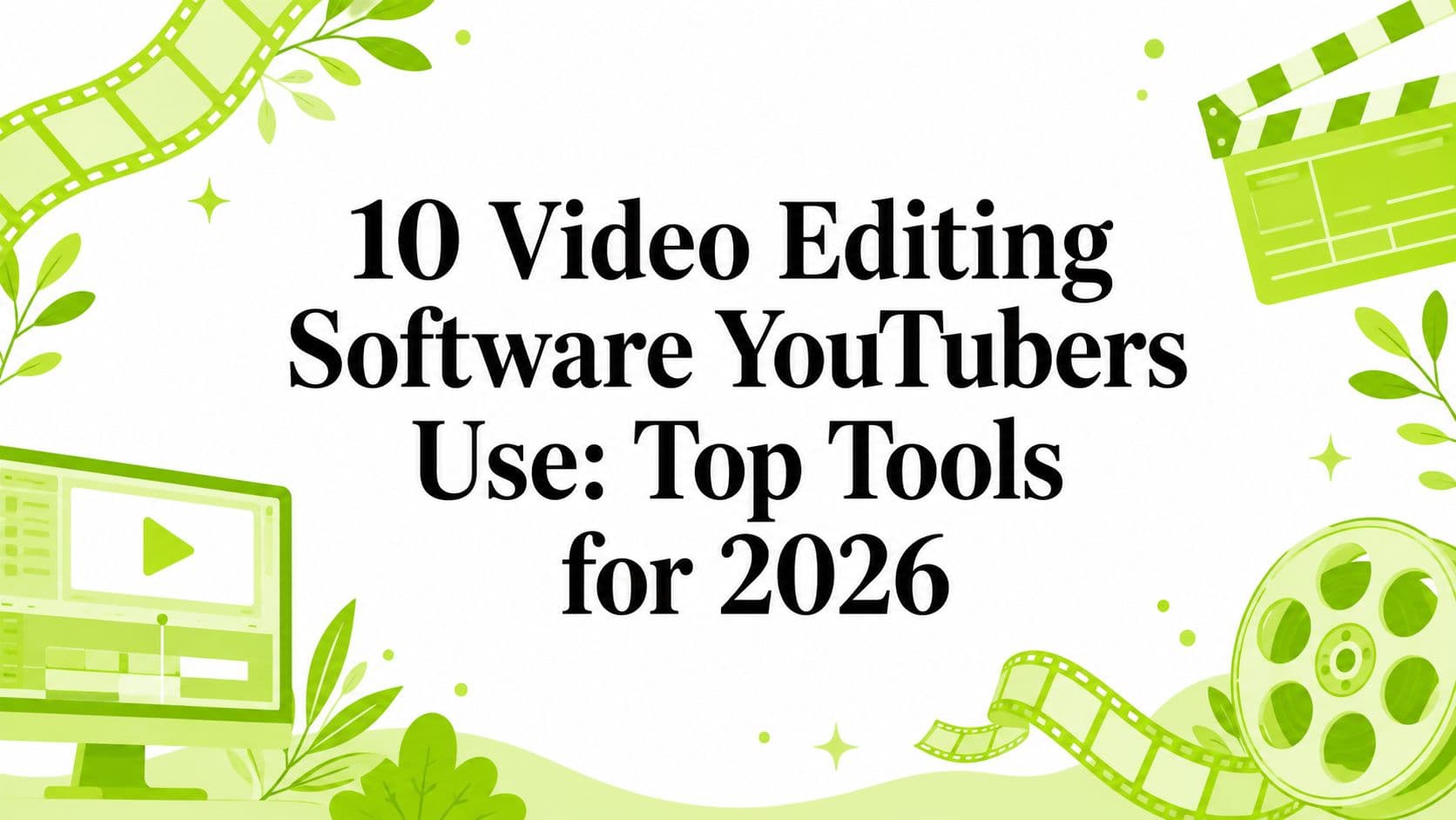 10 Video Editing Software YouTubers Use: Top Tools for 2026