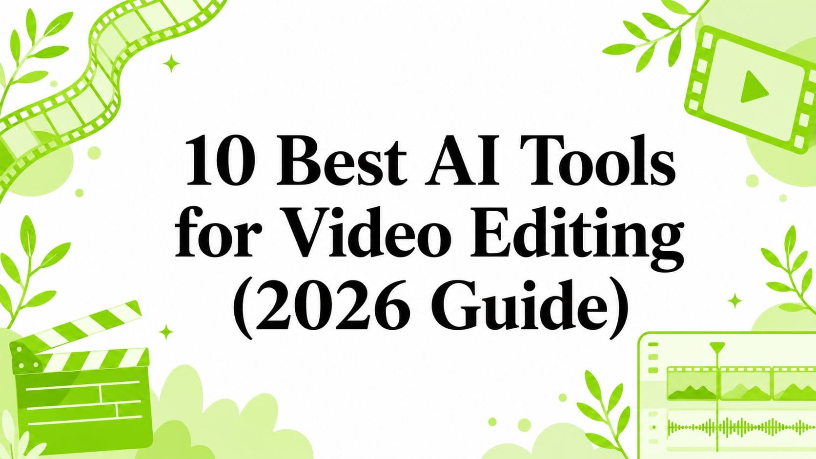 10 Best AI Tools for Video Editing (2026 Guide)