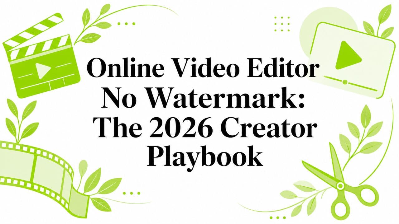 Online Video Editor No Watermark: The 2026 Creator Playbook