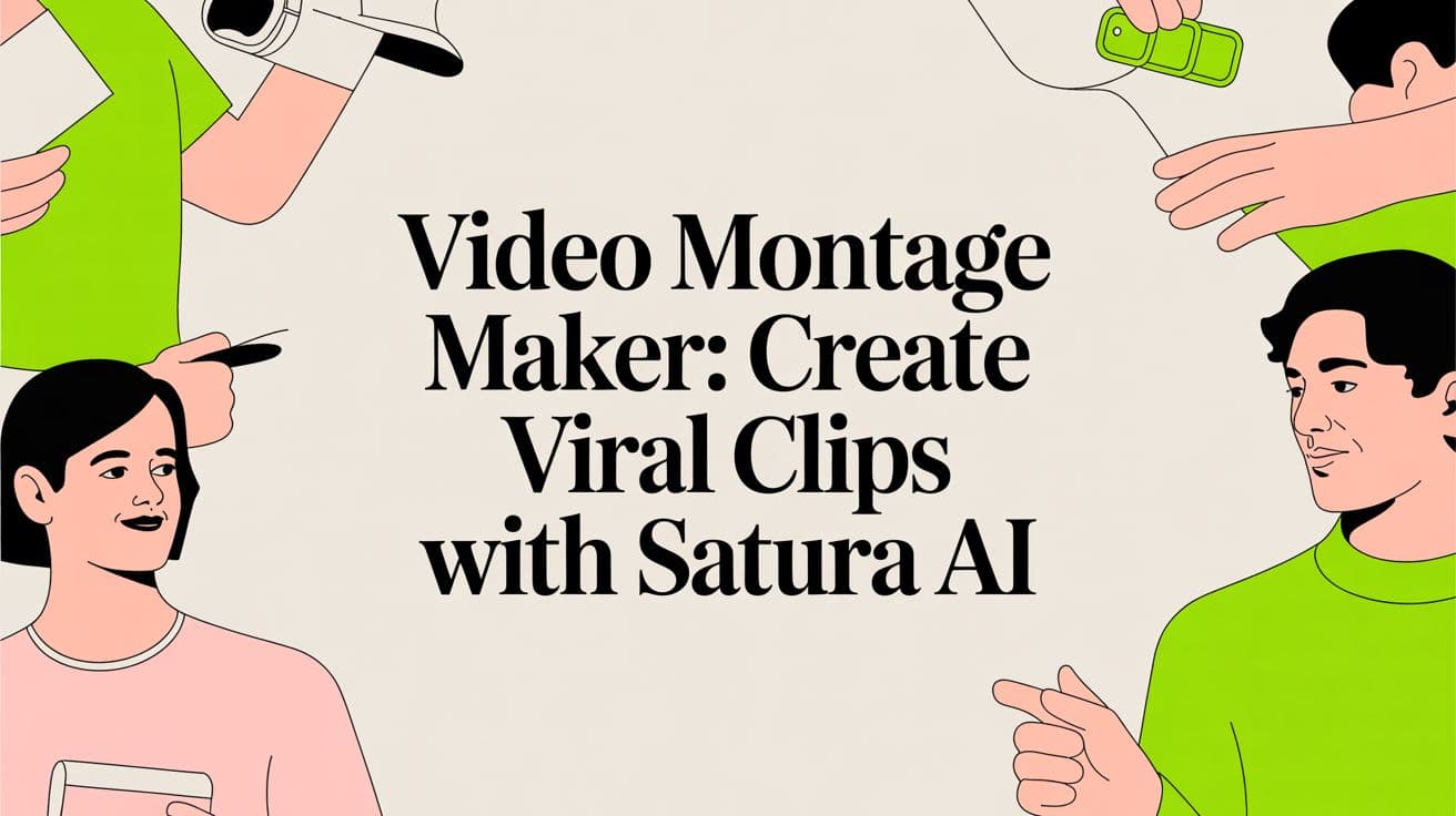 Video Montage Maker: Create Viral Clips with Satura AI
