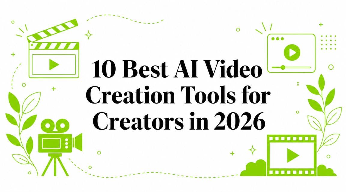 10 Best AI Video Creation Tools for Creators in 2026