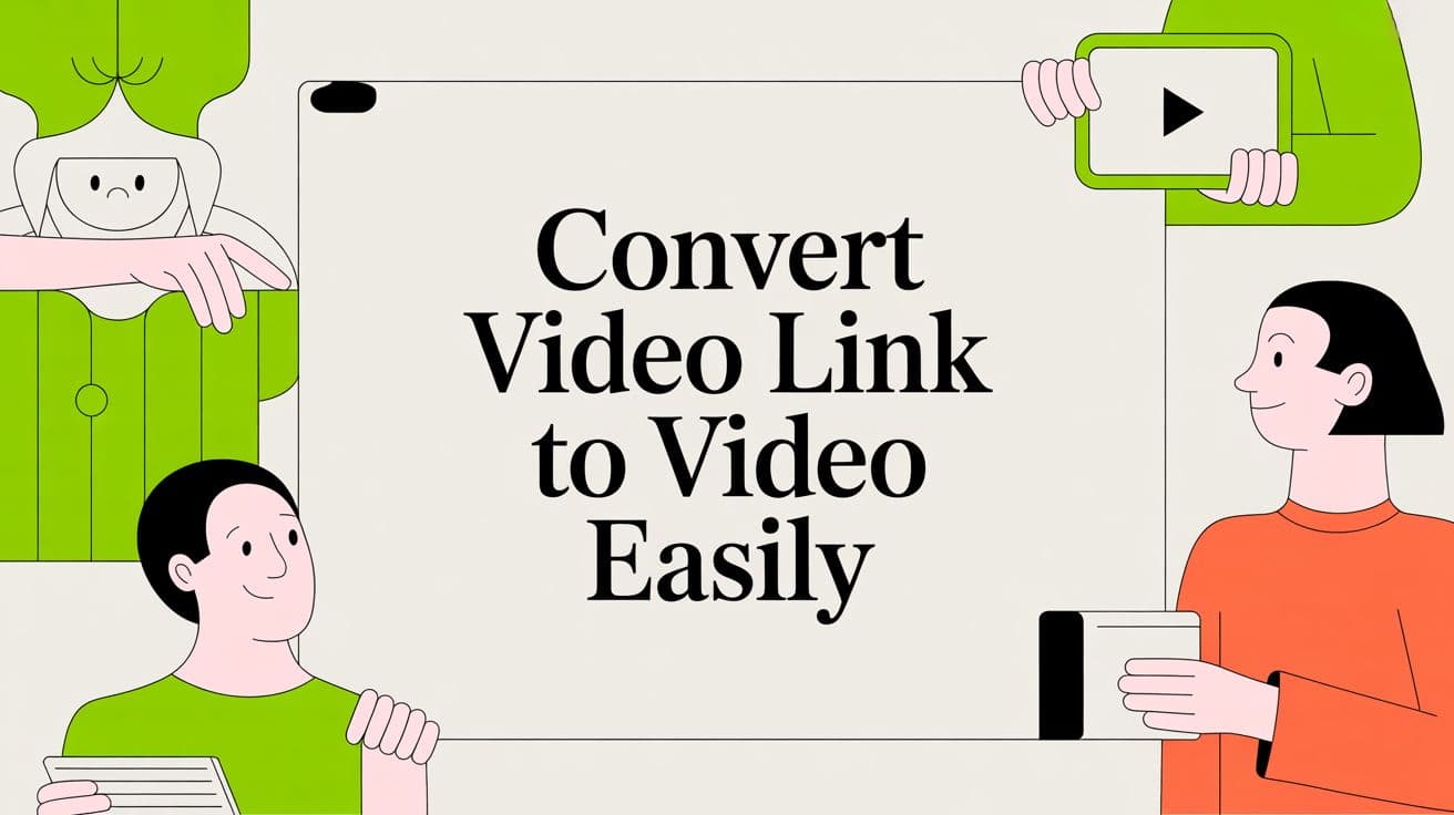 Convert Video Link To Video Easily