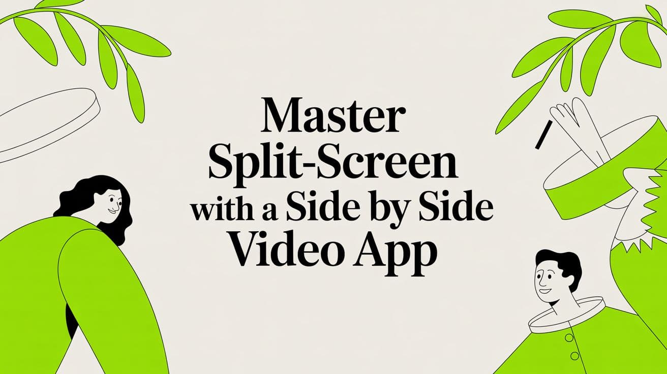 Master Split-Screen With a Side by Side Video App