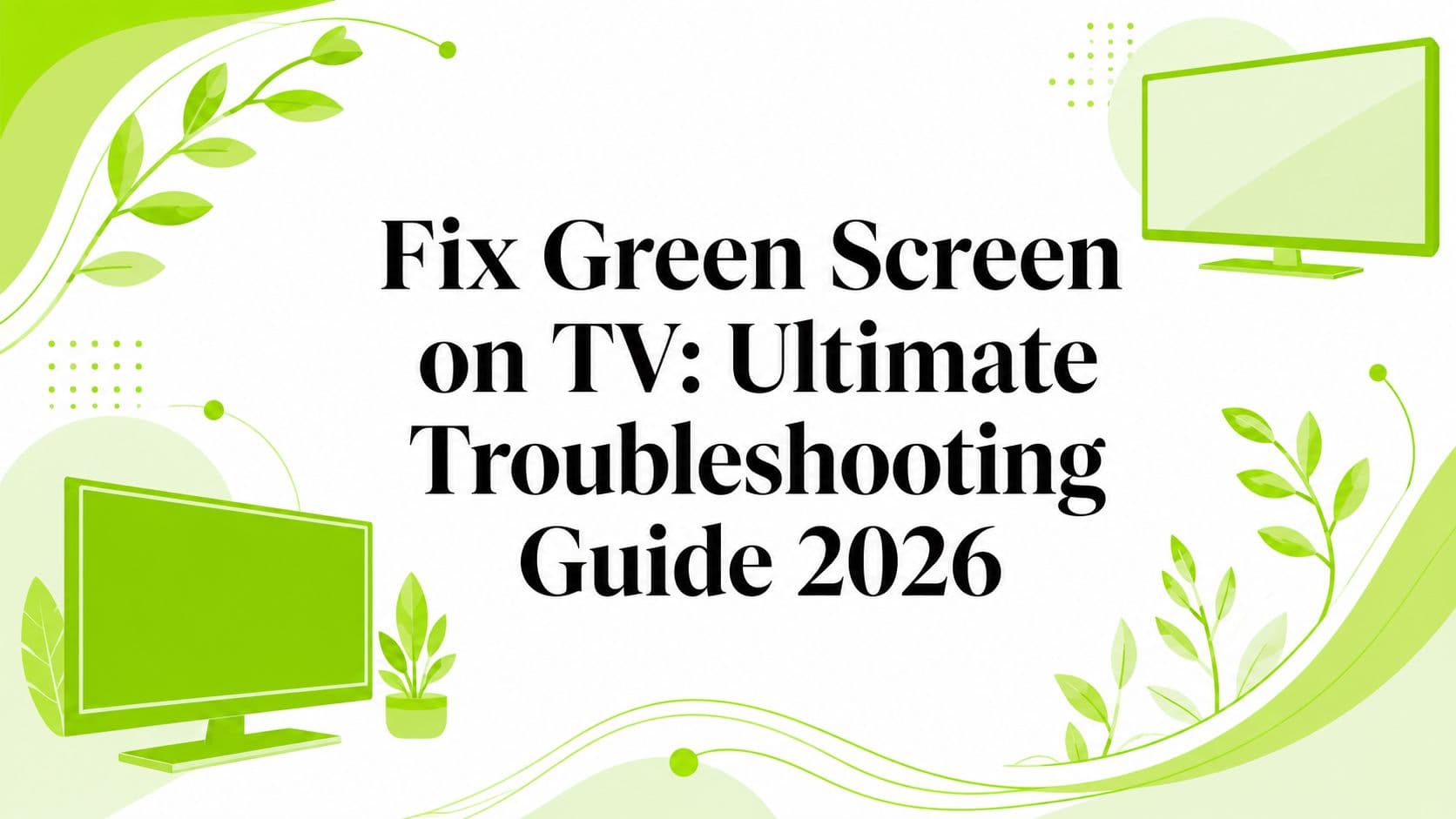 Fix Green Screen on TV: Ultimate Troubleshooting Guide 2026