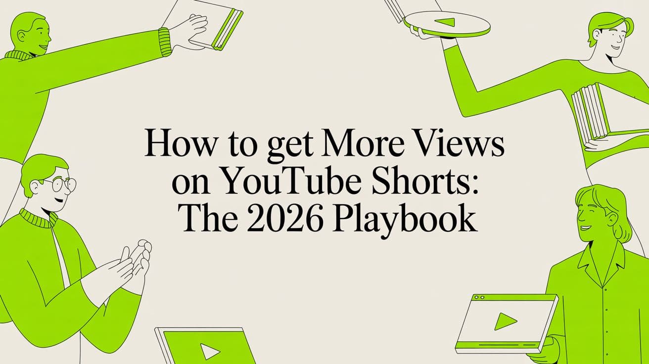 How to Get More Views on YouTube Shorts: The 2026 Playbook