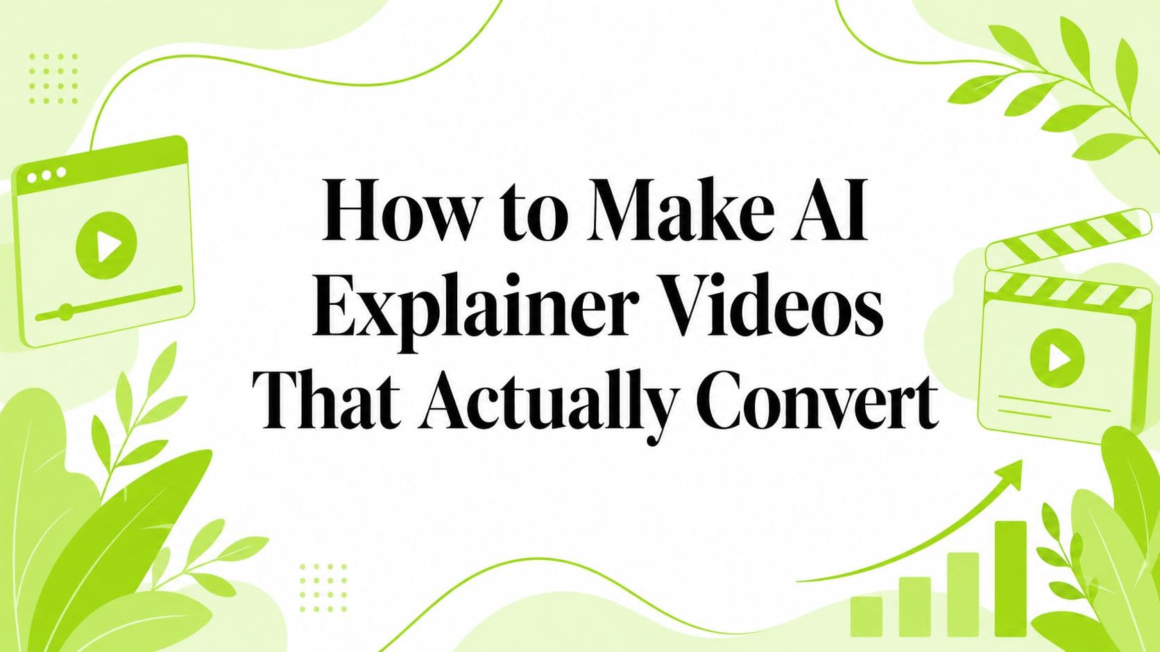 How to Make AI Explainer Videos That Actually Convert