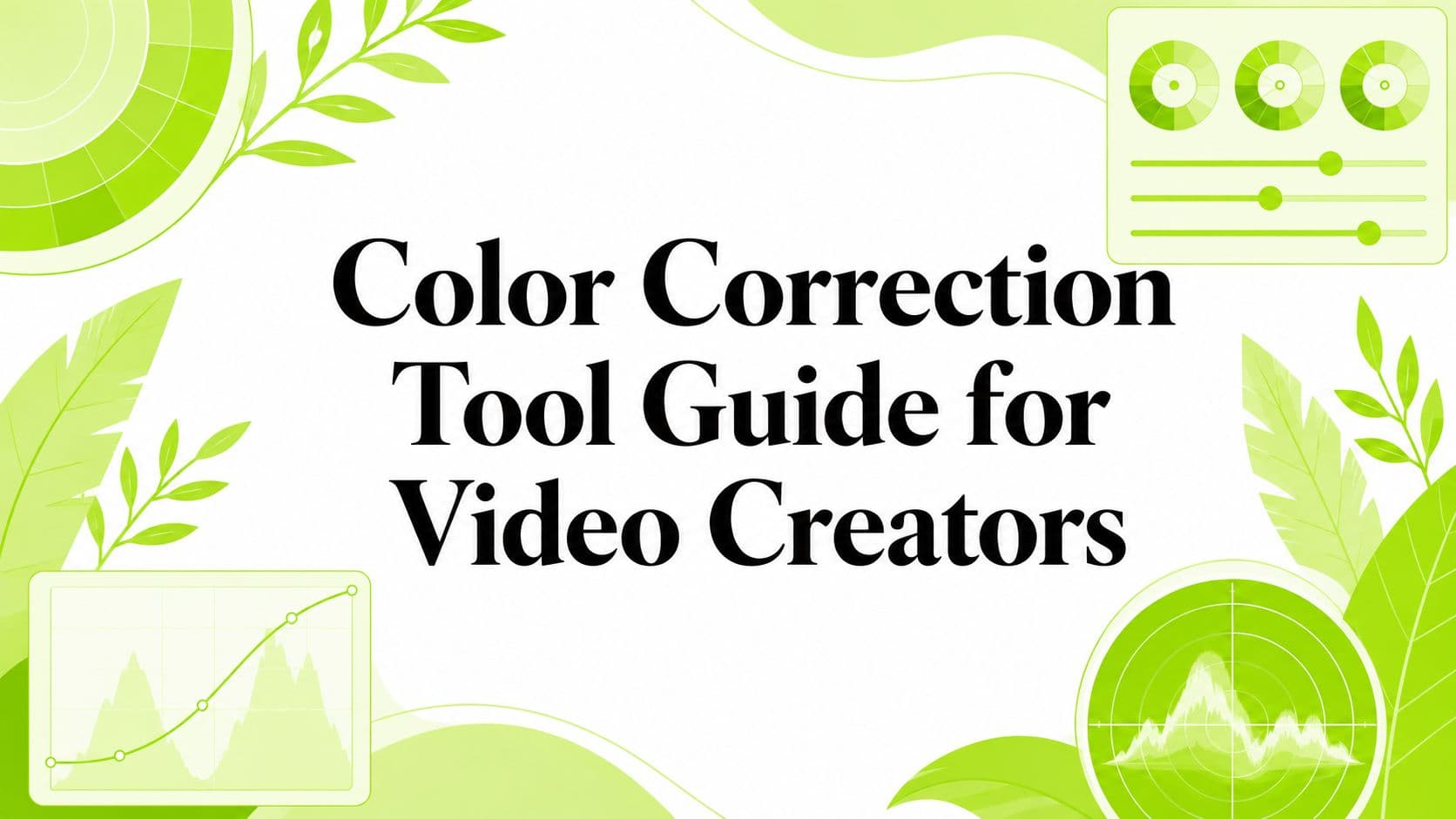 Color Correction Tool Guide for Video Creators