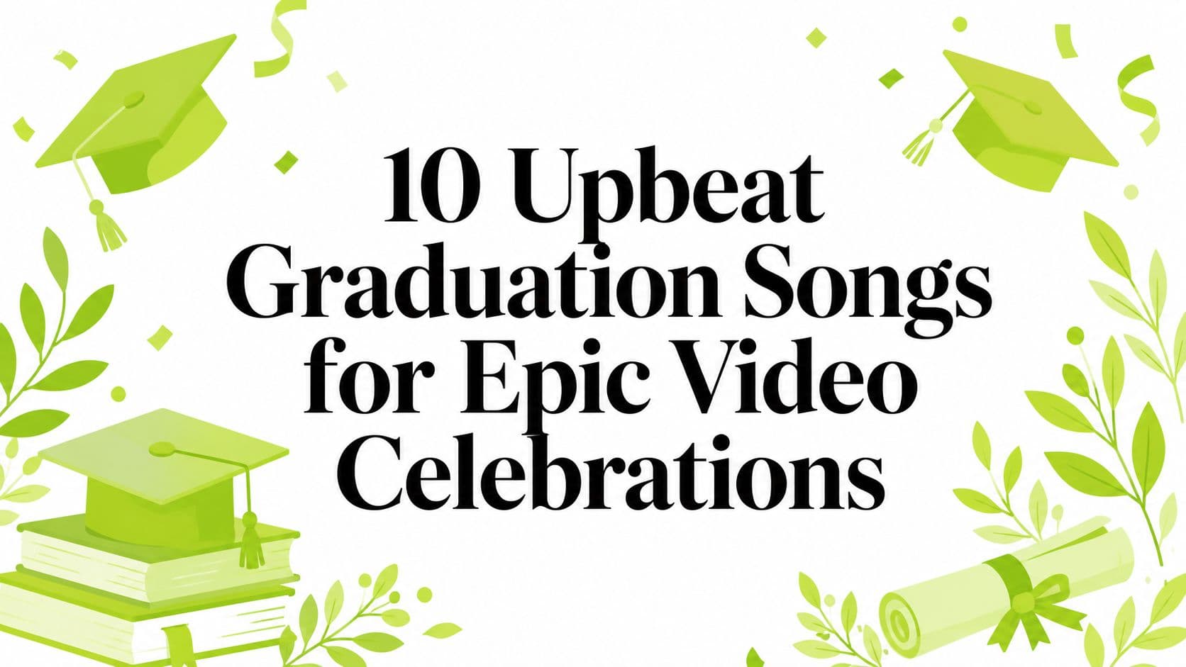 10 Upbeat Graduation Songs for Epic Video Celebrations