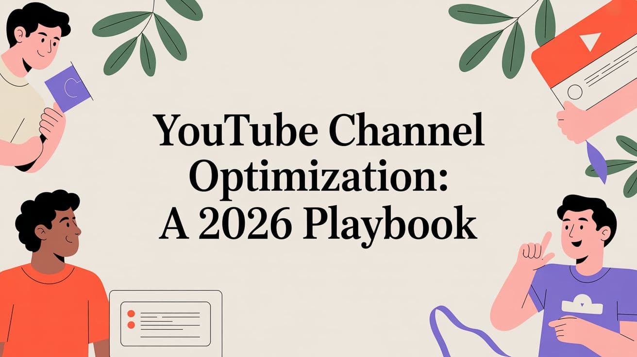 YouTube Channel Optimization: A 2026 Playbook